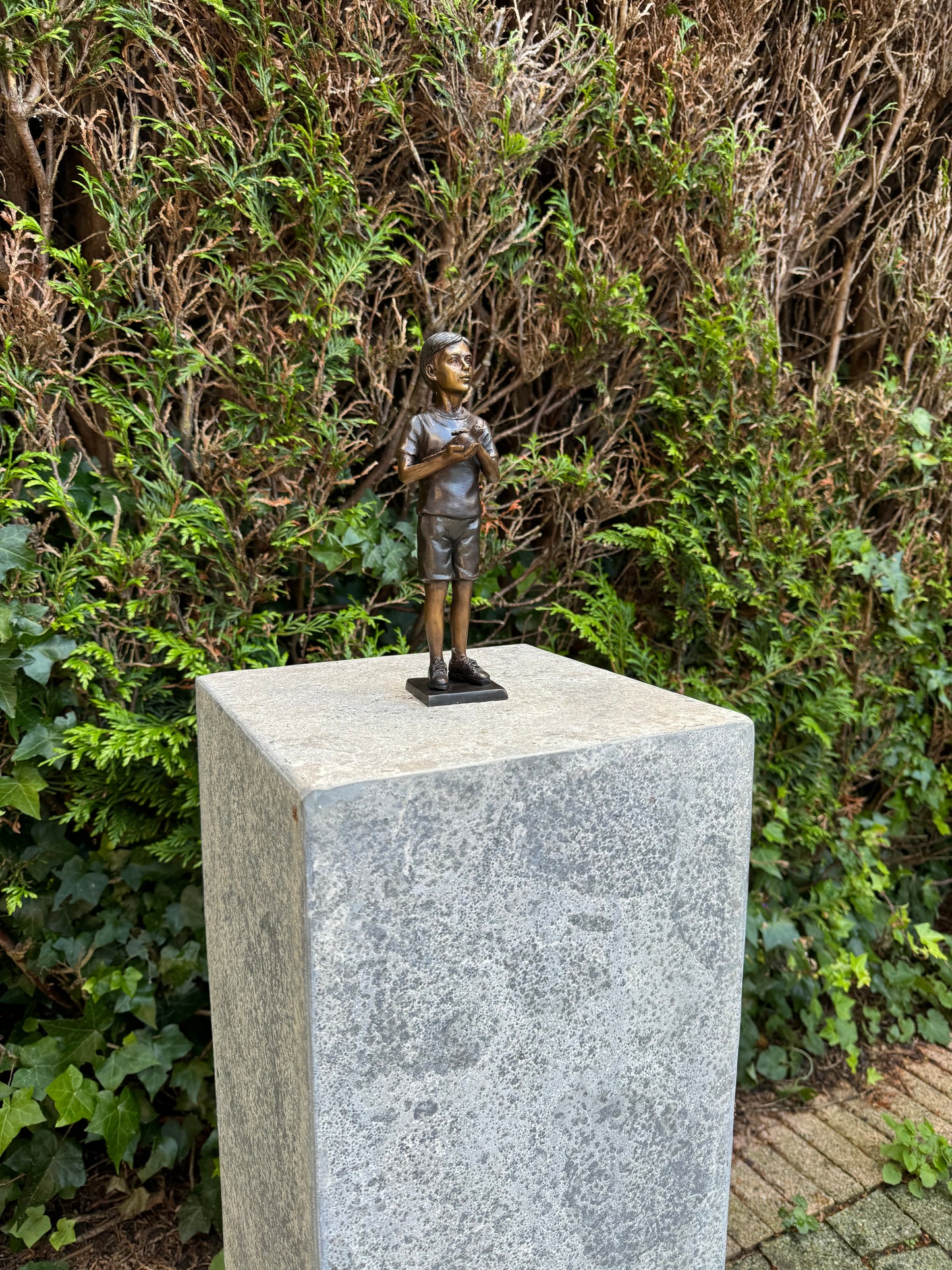 Young Curiosity – Bronze Sculpture. 6x5x20cm - 2Kg