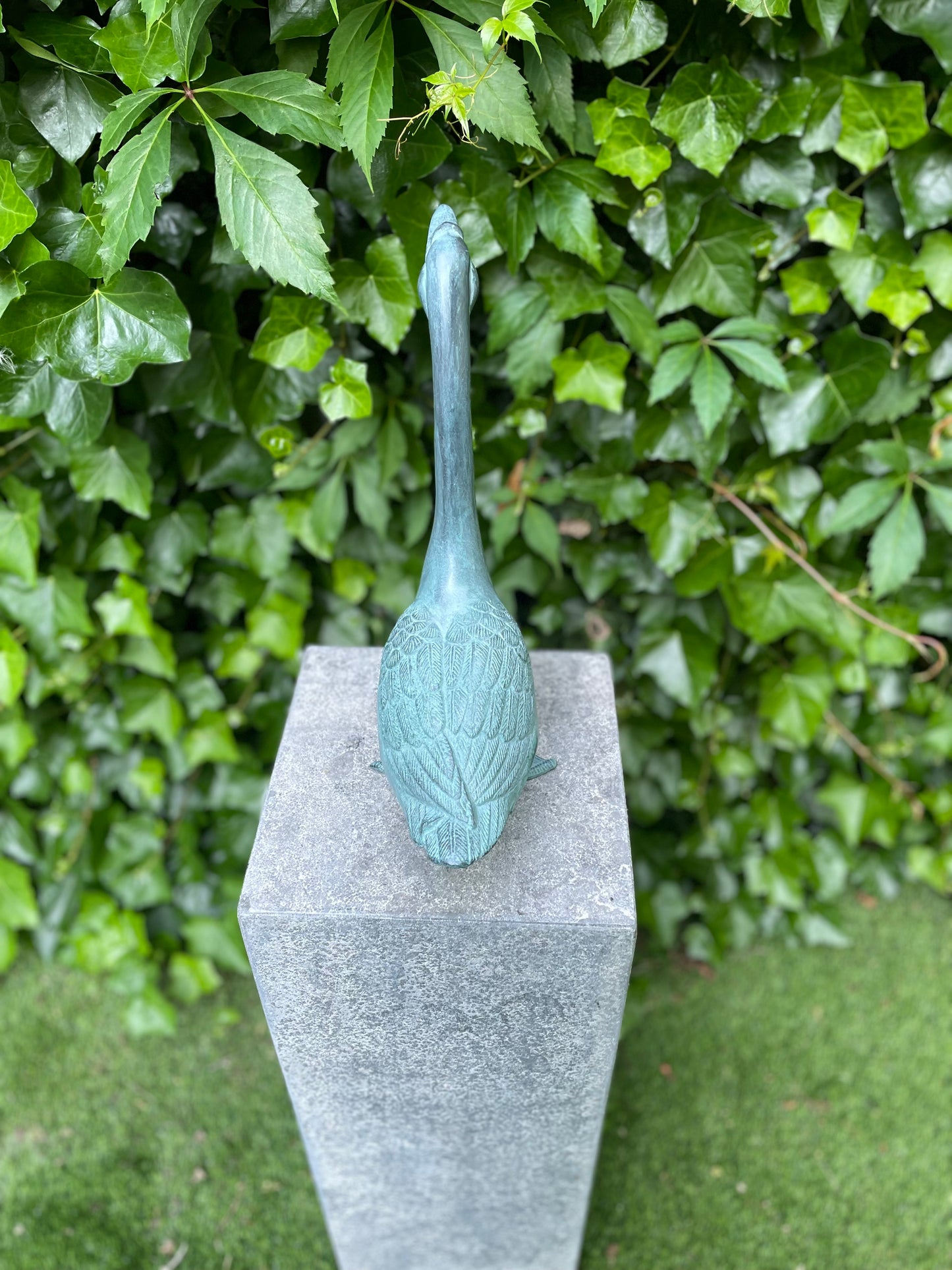 Calling Goose – Bronze Sculpture. 27x14x38cm - 1.9Kg