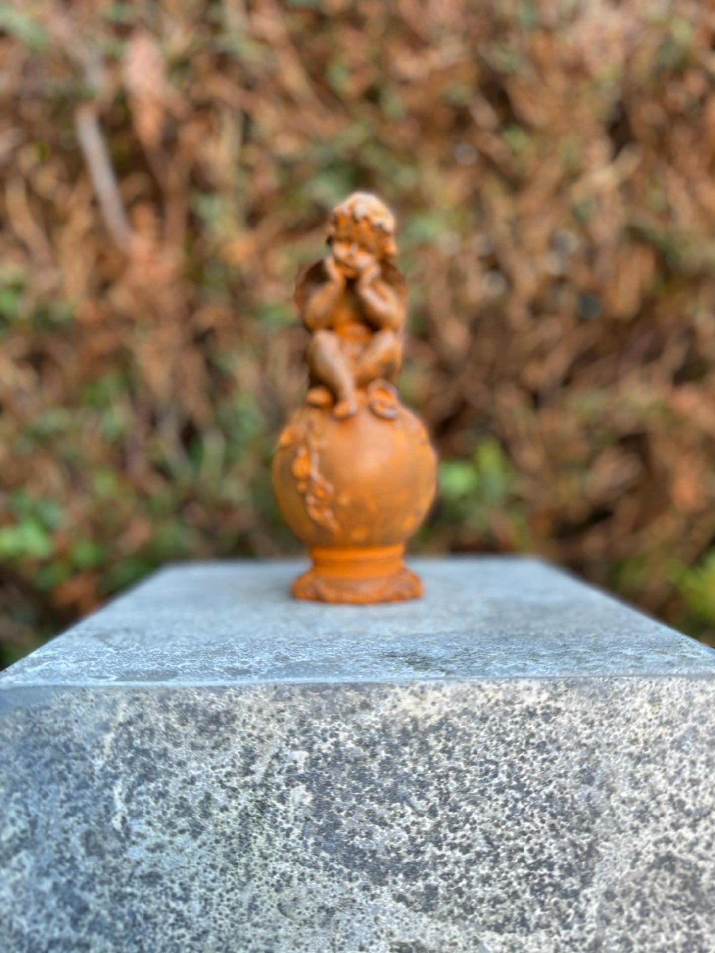 Dreaming Angel – Iron Sculpture. 19x8x8cm - 1.1Kg