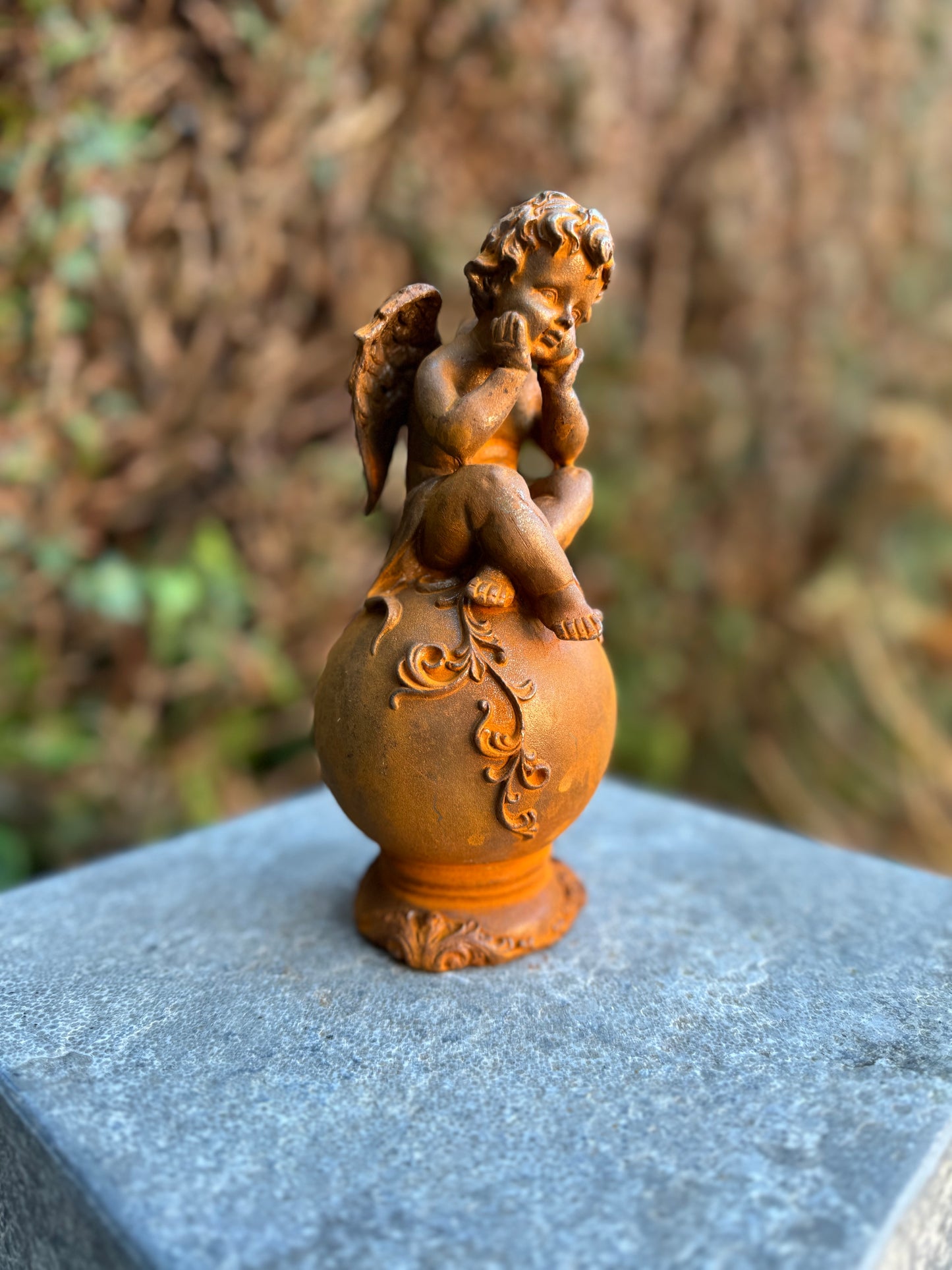 Dreaming Angel – Iron Sculpture. 19x8x8cm - 1.1Kg