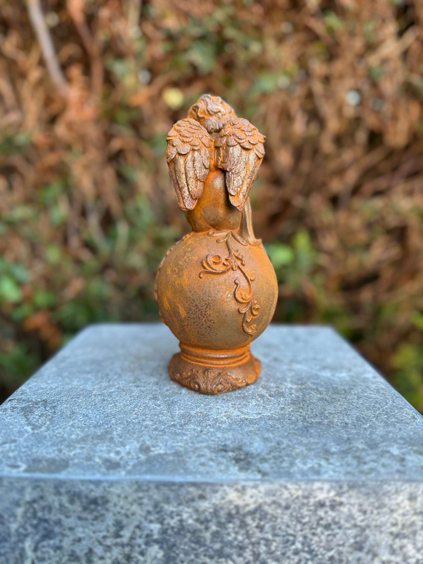 Dreaming Angel – Iron Sculpture. 19x8x8cm - 1.1Kg