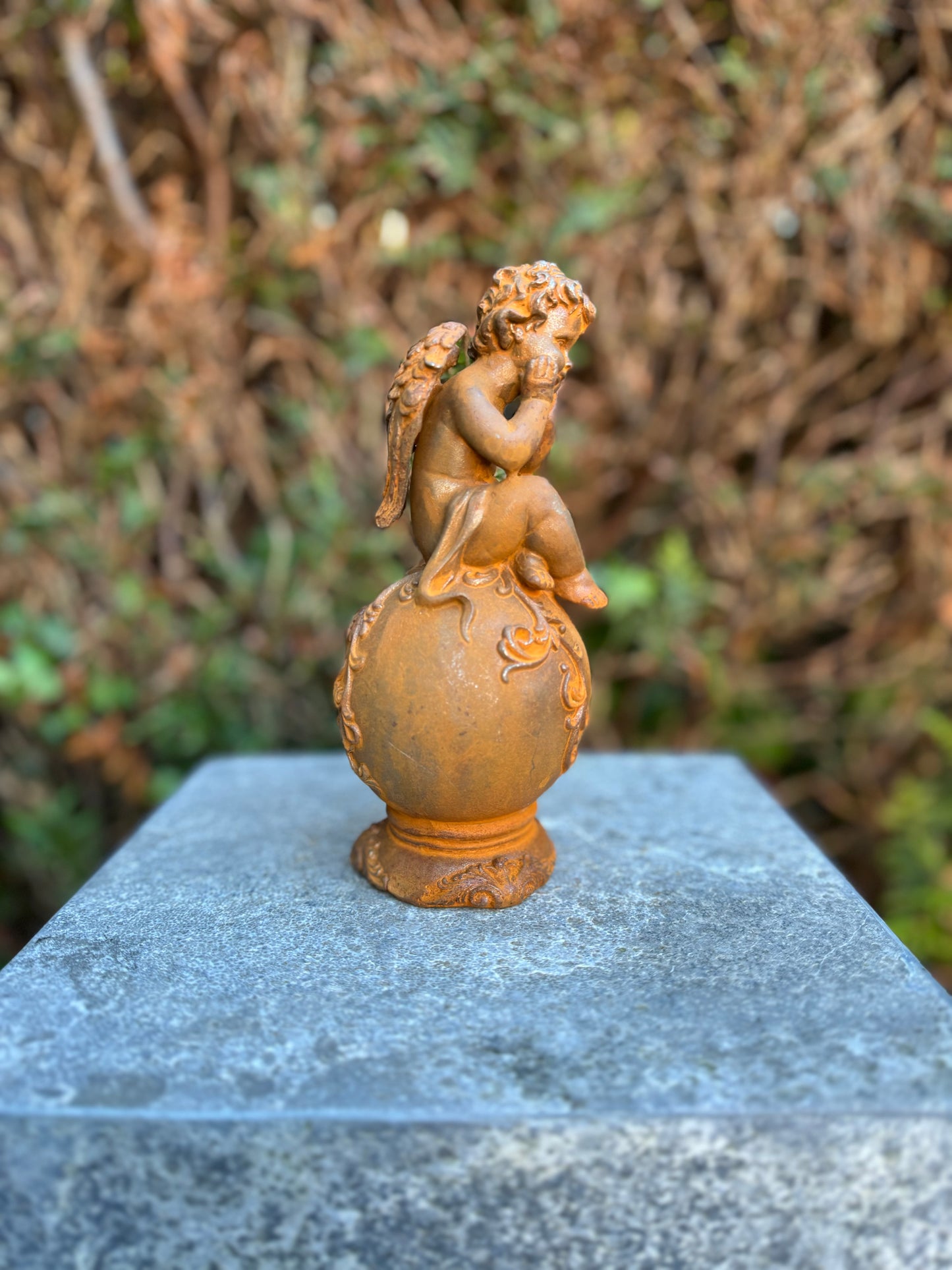 Dreaming Angel – Iron Sculpture. 19x8x8cm - 1.1Kg