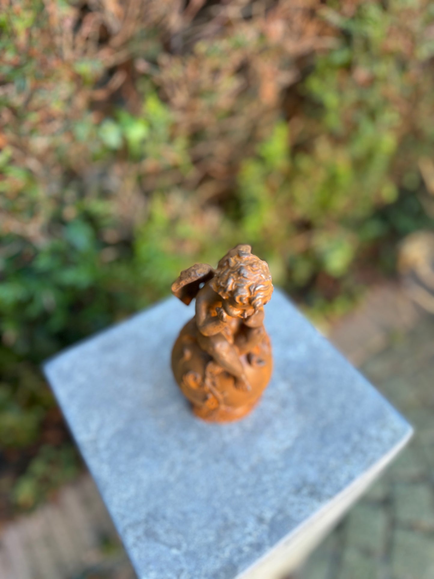 Dreaming Angel – Iron Sculpture. 19x8x8cm - 1.1Kg