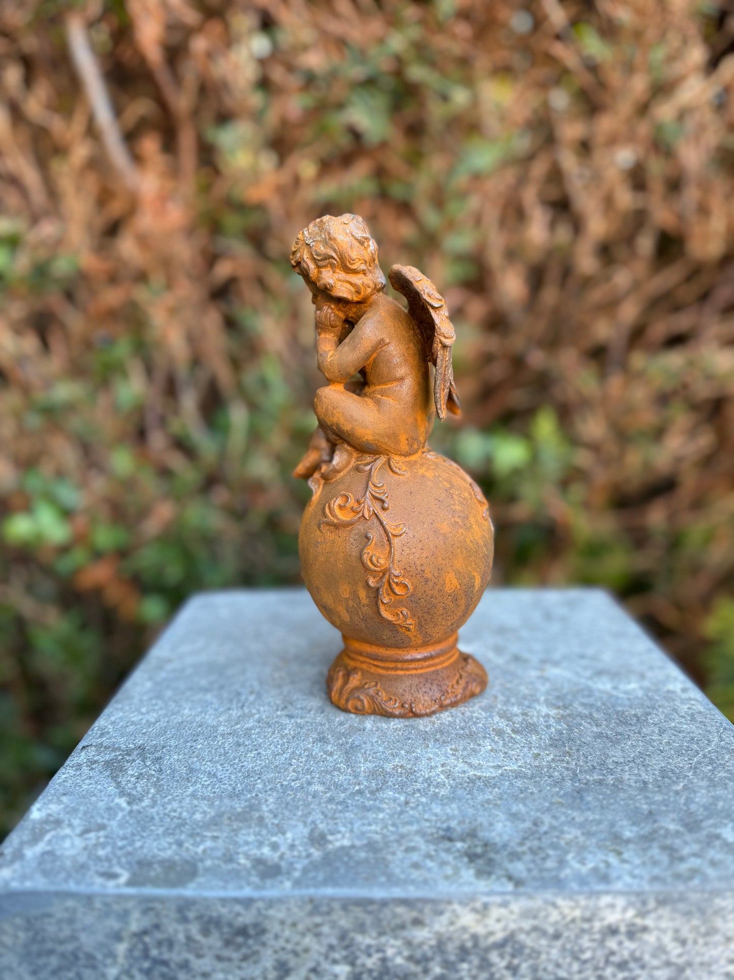 Dreaming Angel – Iron Sculpture. 19x8x8cm - 1.1Kg