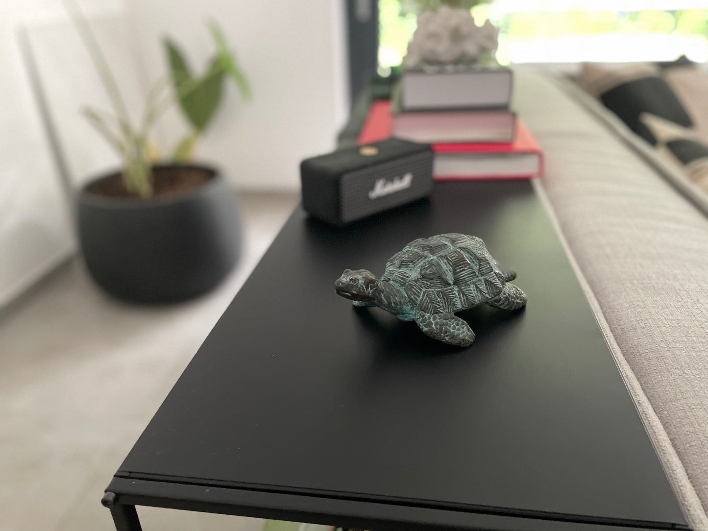 Mini Fountain Turtle – Bronze Sculpture. 7x10x17cm - 1Kg
