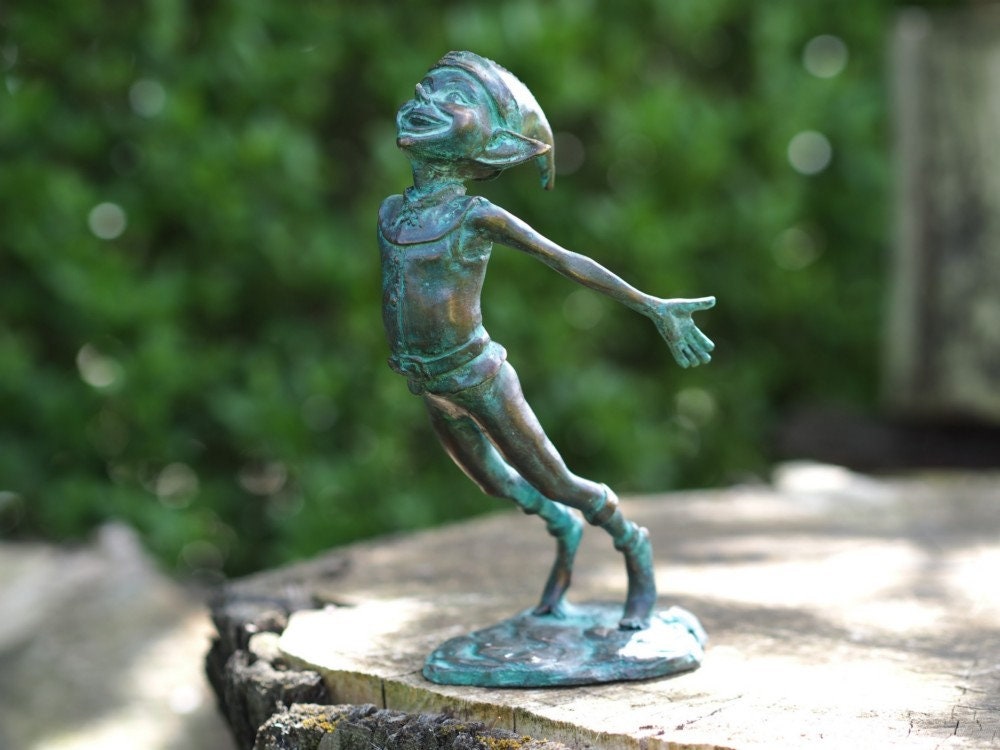Joyful Elf – Bronze Sculpture. (Size Varies)