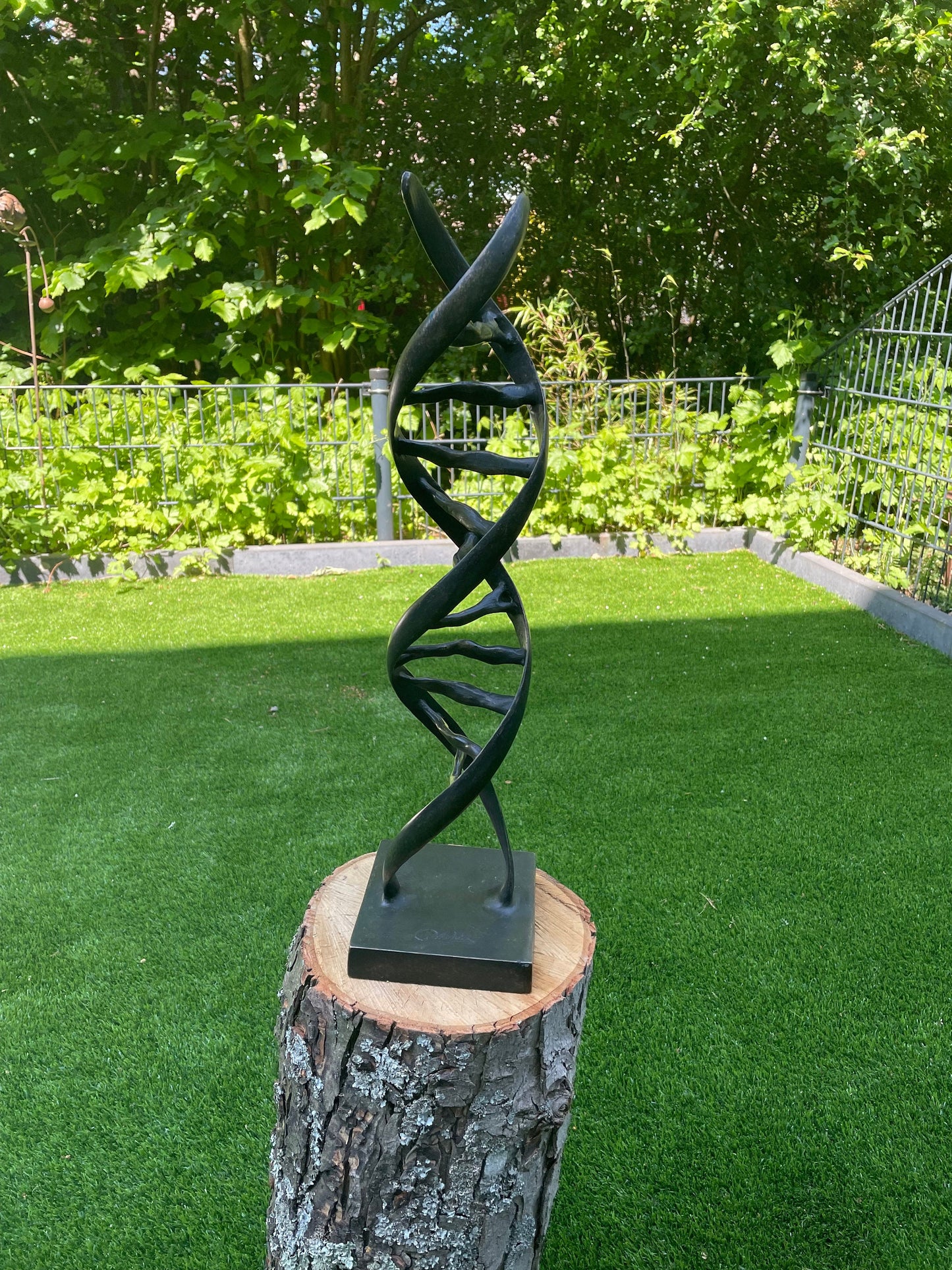 DNA Helix – Bronze Sculpture. 53x13x13cm - 2.7Kg