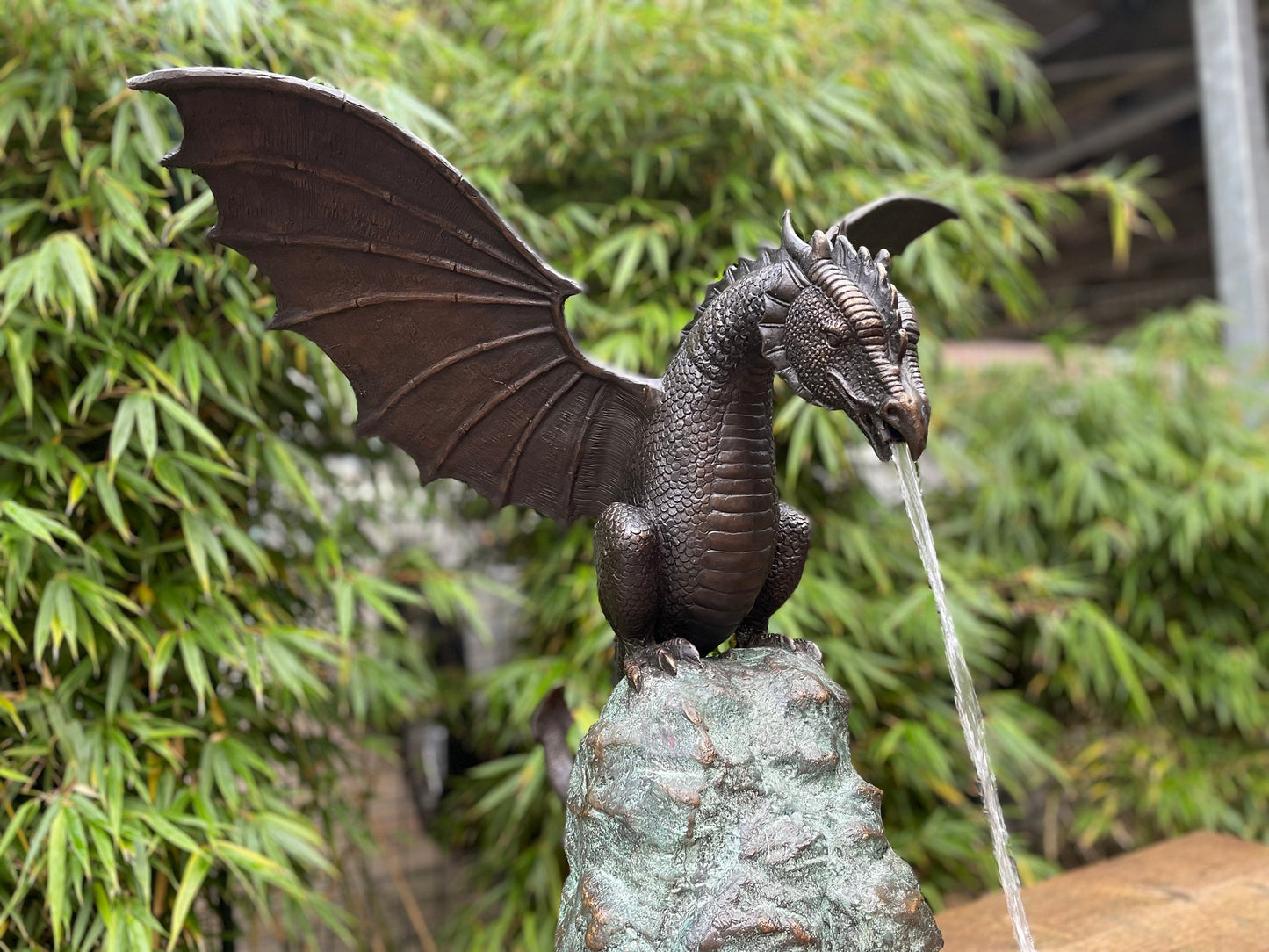 Dragon Fountain – Bronze Sculpture. 40x50x63cm
