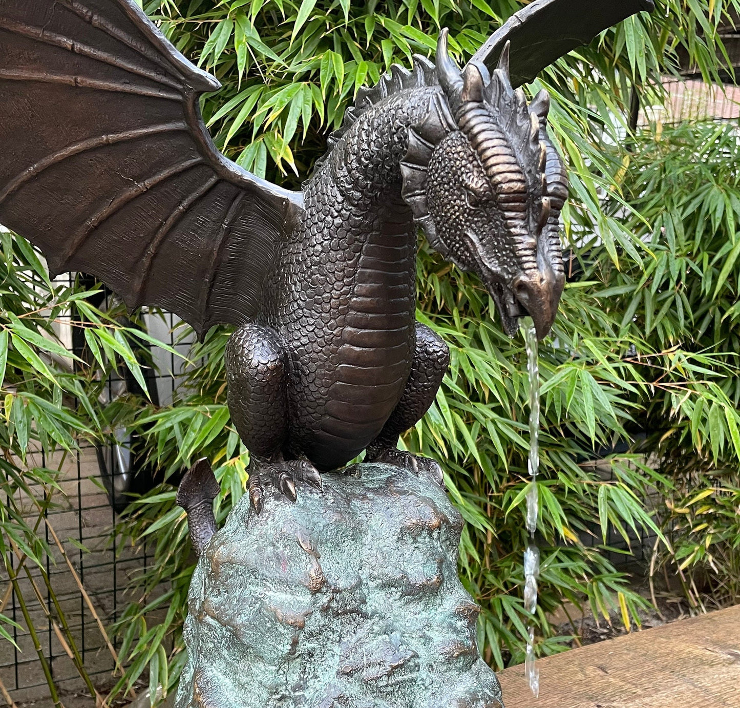 Dragon Fountain – Bronze Sculpture. 40x50x63cm