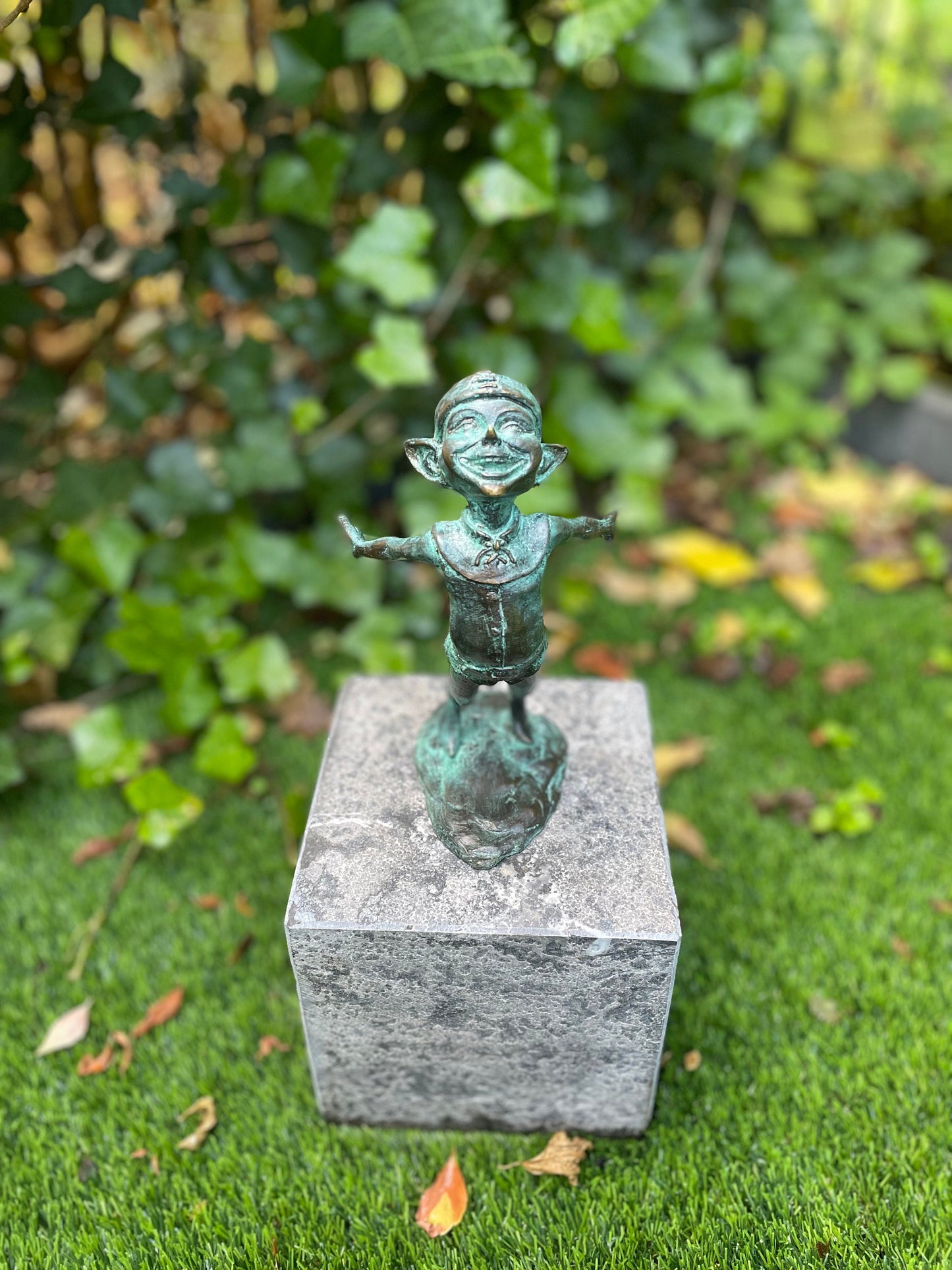 Joyful Elf – Bronze Sculpture. (Size Varies)