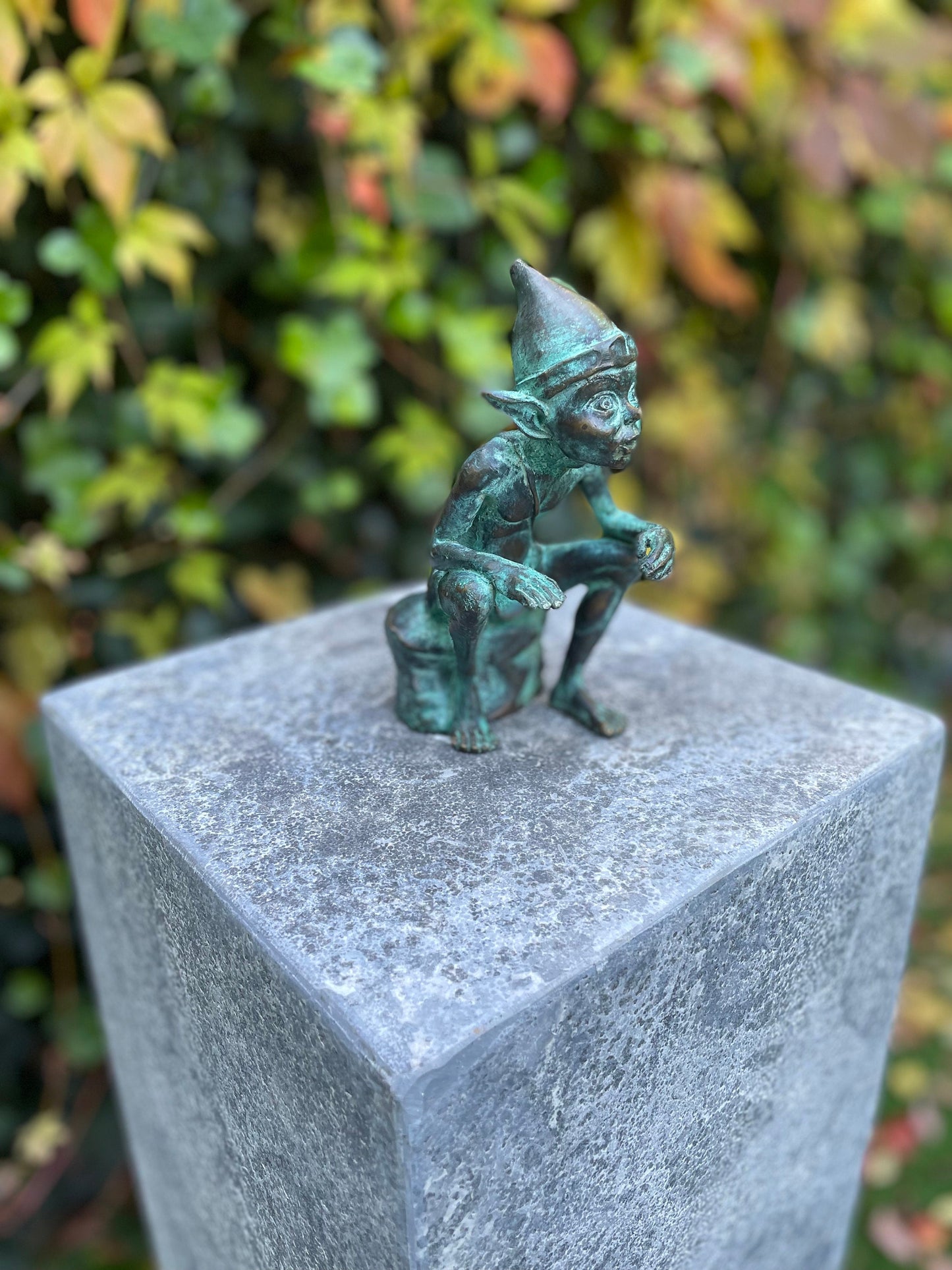 Joyful Elf – Bronze Sculpture. (Size Varies)