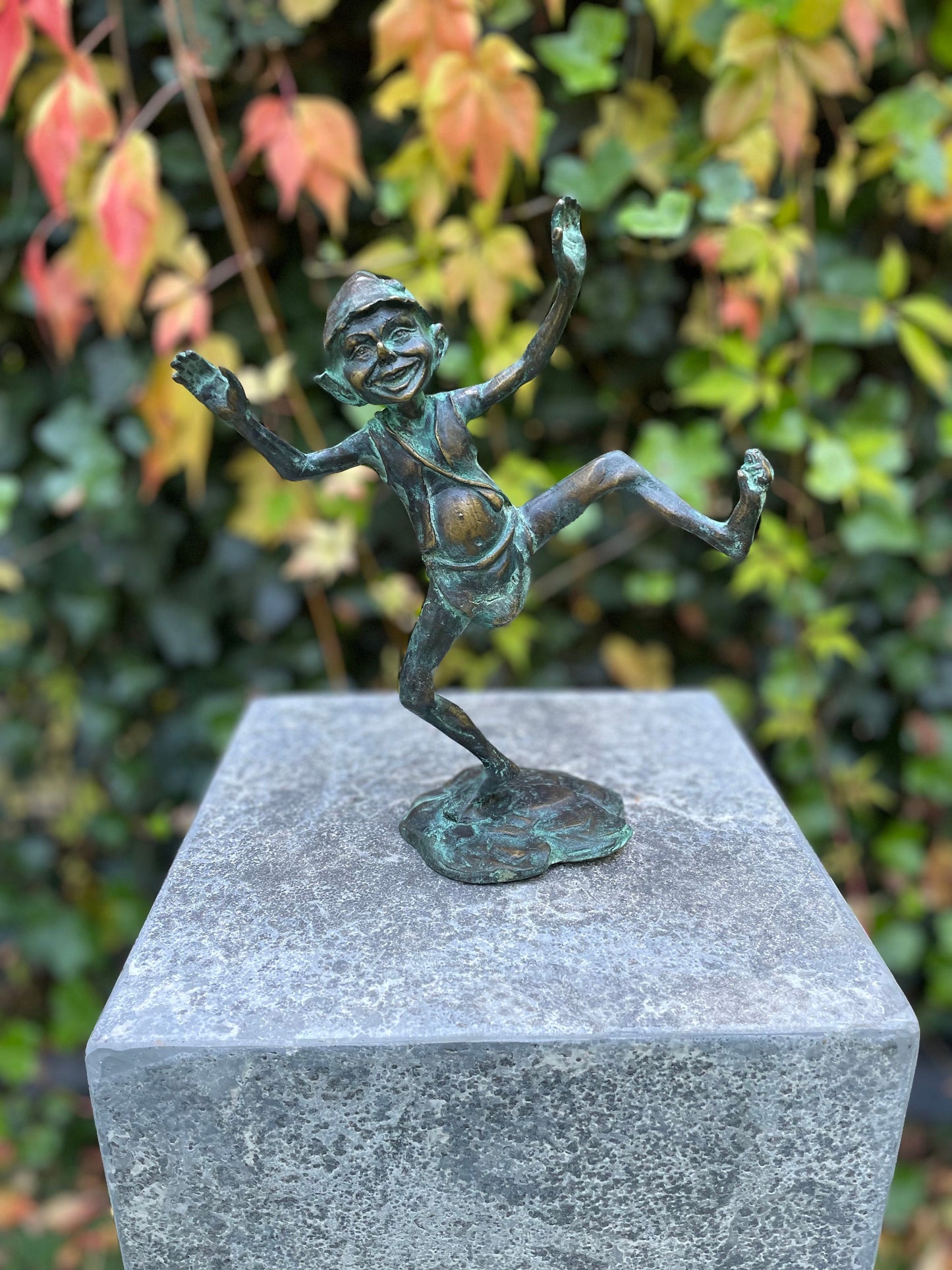 Joyful Elf – Bronze Sculpture. (Size Varies)