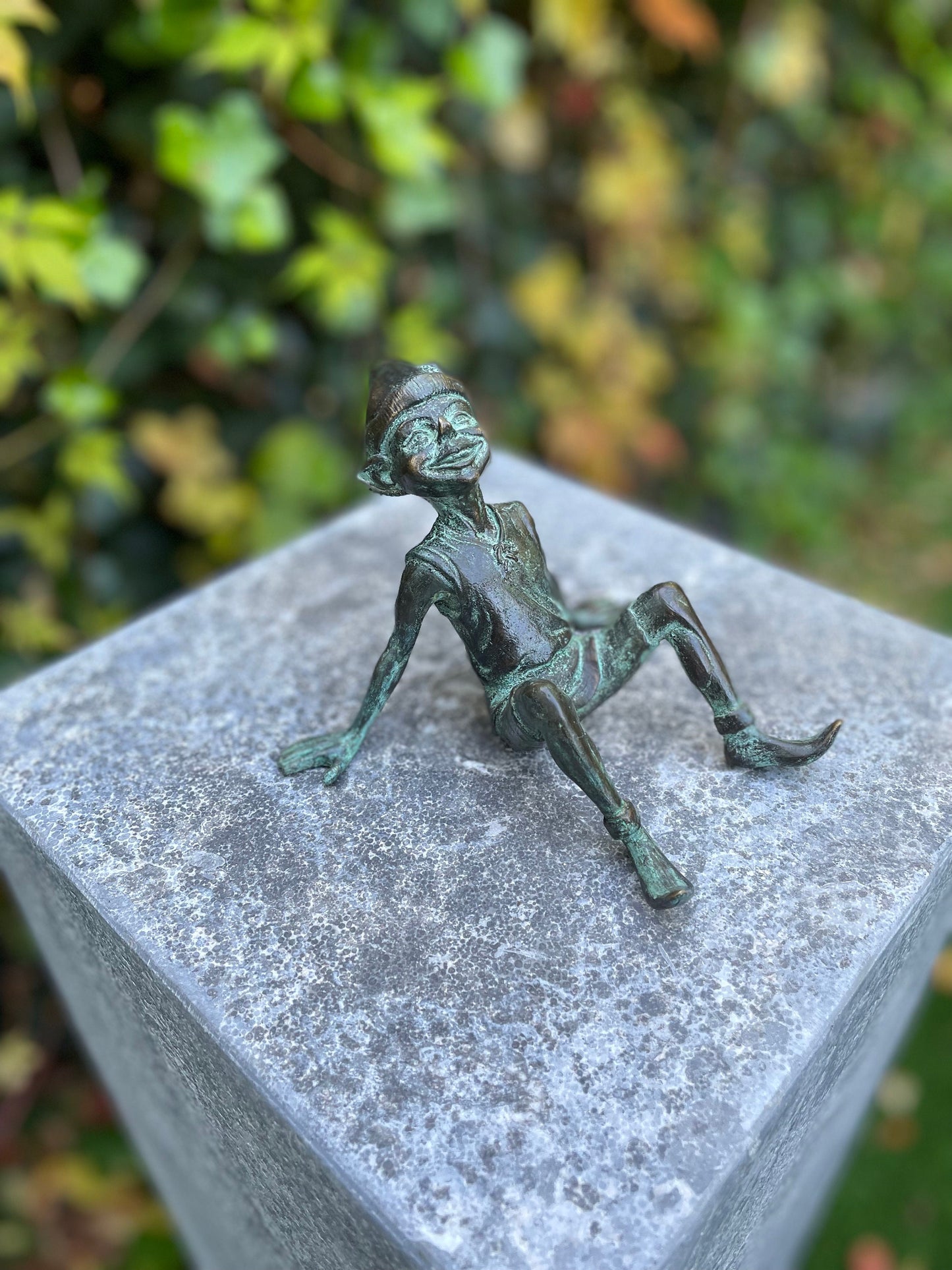 Joyful Elf – Bronze Sculpture. (Size Varies)