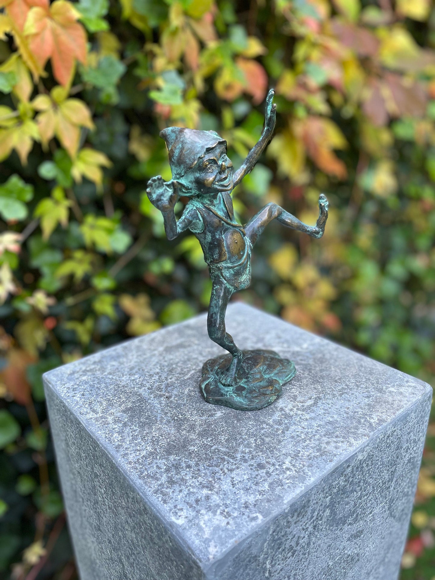 Joyful Elf – Bronze Sculpture. (Size Varies)