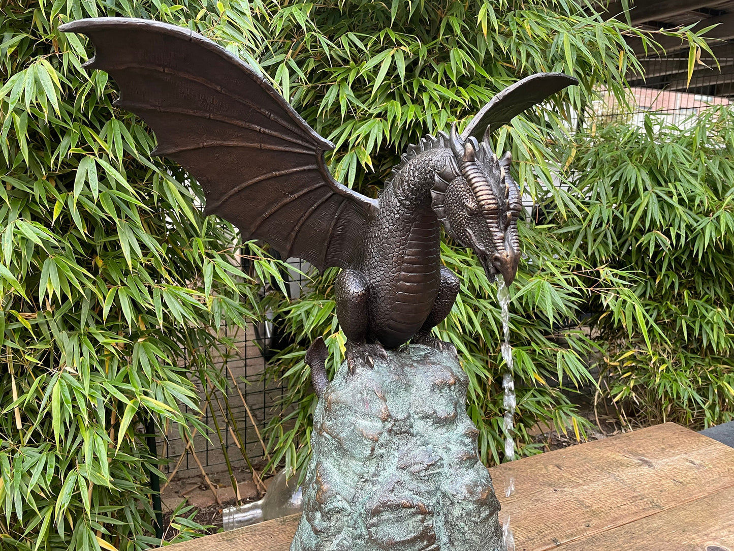 Dragon Fountain – Bronze Sculpture. 40x50x63cm