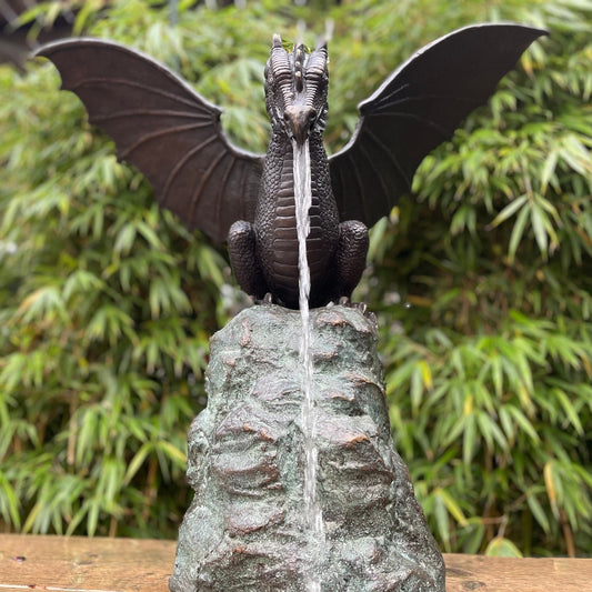 Dragon Fountain – Bronze Sculpture. 40x50x63cm