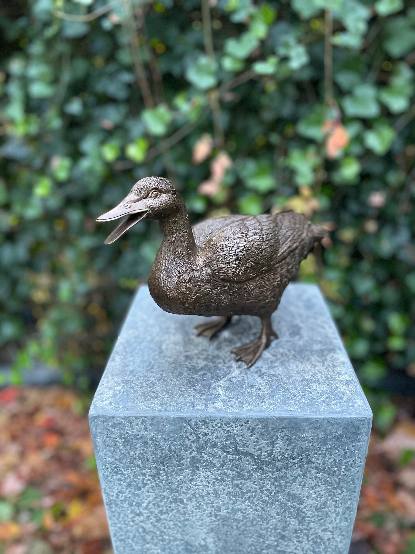 Standing Duck – Bronze Sculpture. 20x10x28cm - 1.7Kg