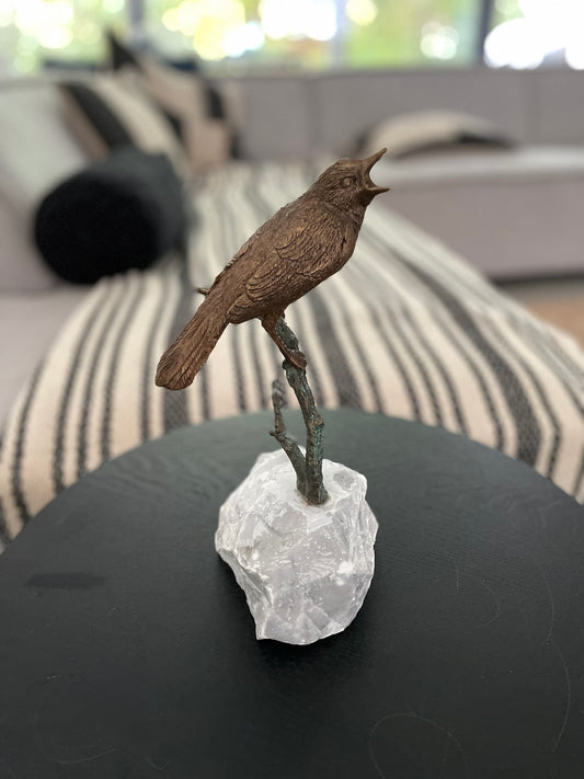 Morning Melody – Bronze Sculpture. 18x17x22cm - 1.5Kg