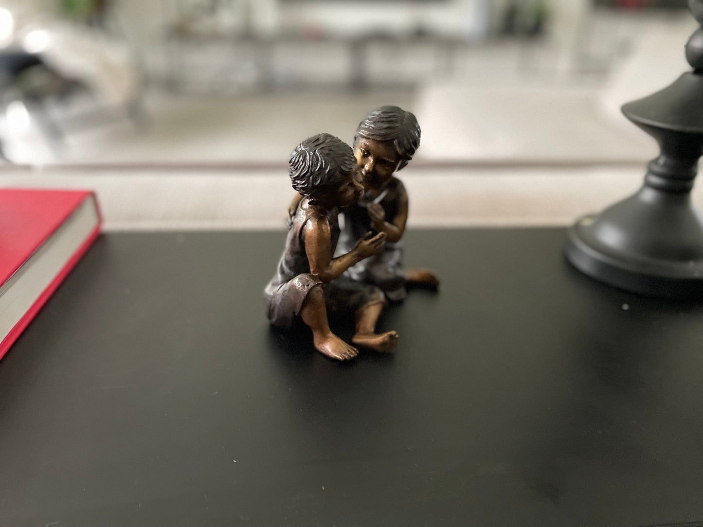 Childhood Secrets – Bronze Sculpture. 14x10x13cm