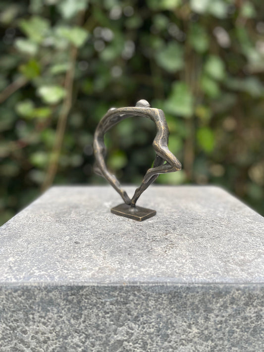 Unity of Two – Bronze Sculpture. 13x3x10cm - 0.4Kg