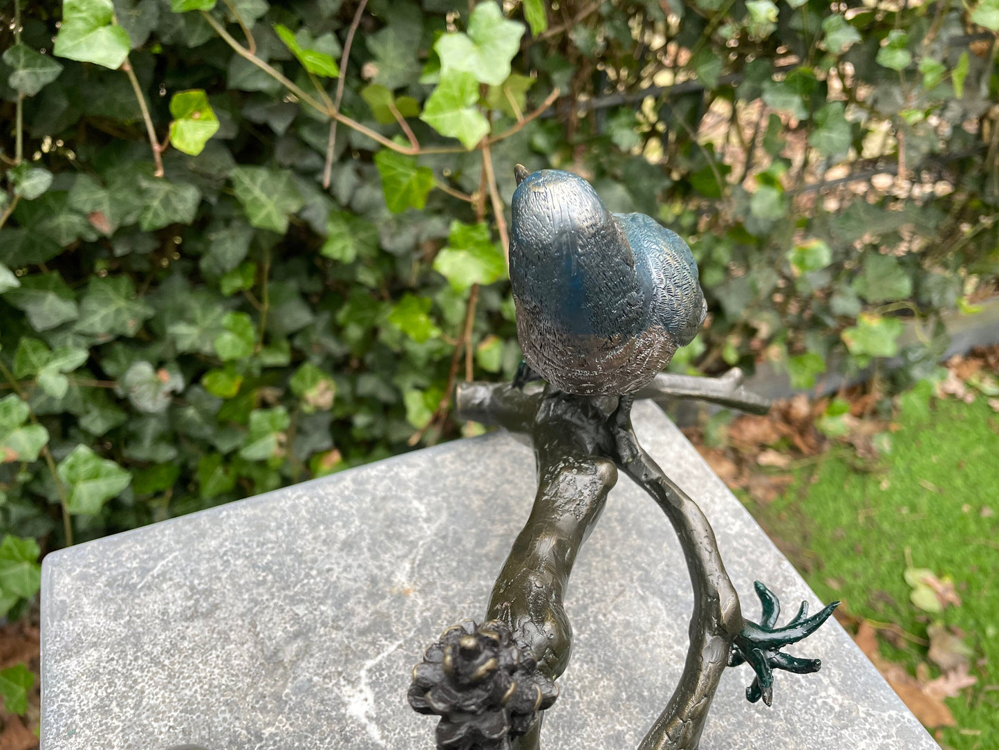 Garden Trio Birds – Bronze Sculpture. 17x26x38cm - 2.5Kg
