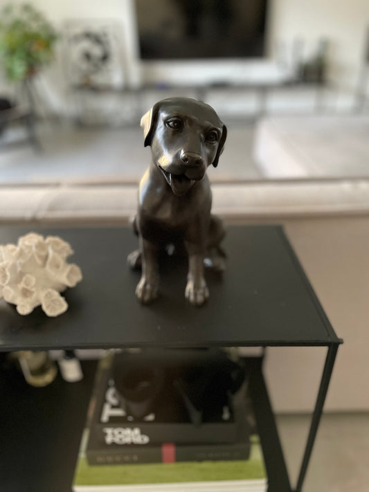Faithful Labrador – Bronze Sculpture. 24x15x22cm - 2.7Kg