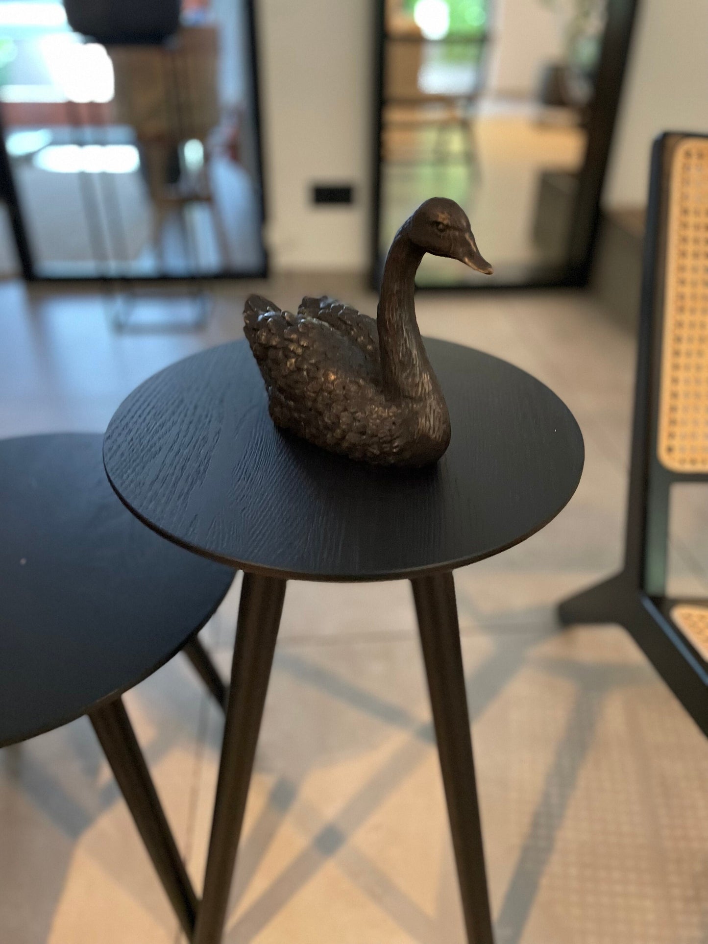 Resting Swan – Bronze Sculpture. 22x9x16cm - 1.2Kg