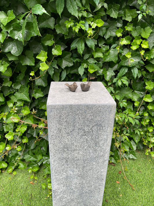 Duo Birds – Bronze Sculpture. 7x6x3cm - 0.3Kg