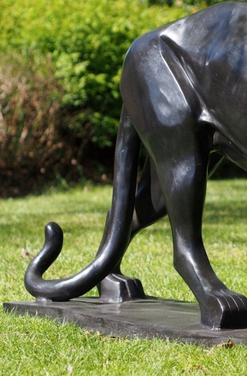 Stalking Panther – Bronze Sculpture. 138x36x71cm - 35Kg