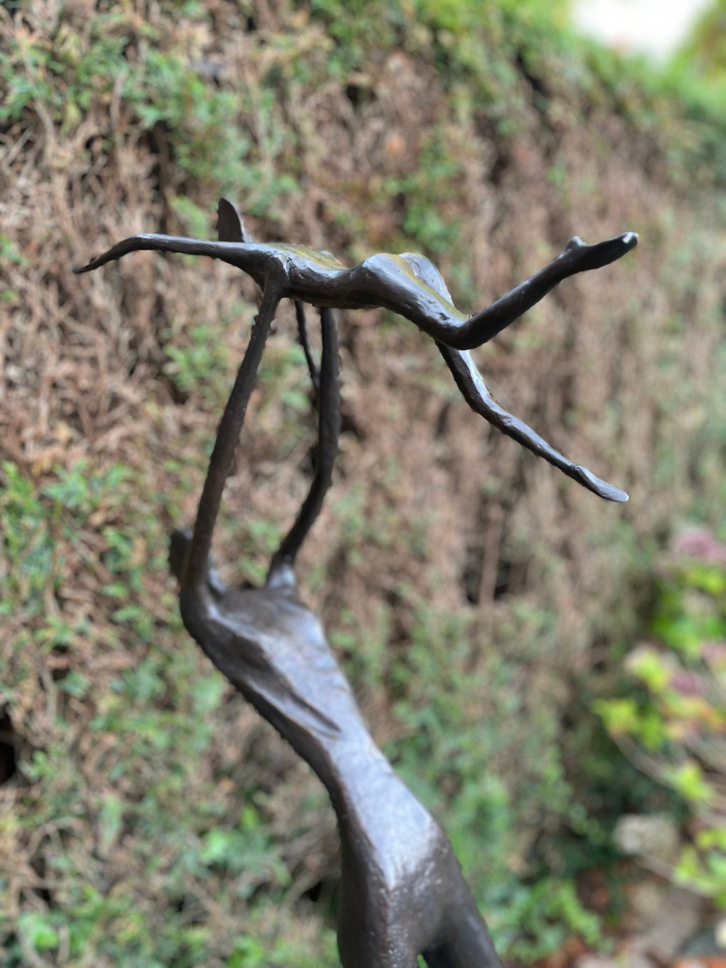 Father and Child – Bronze Sculpture. 46x24x95cm - 9Kg