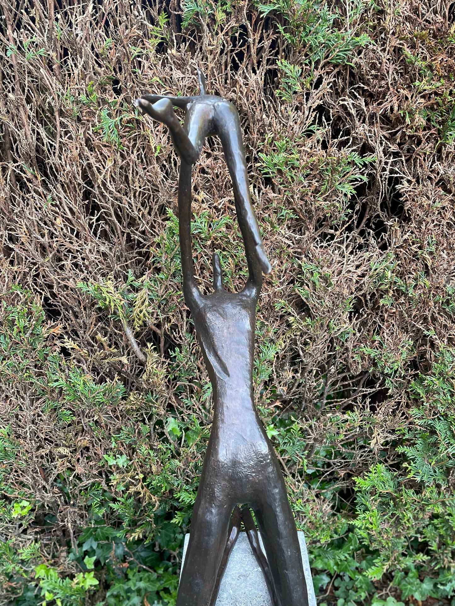 Father and Child – Bronze Sculpture. 46x24x95cm - 9Kg