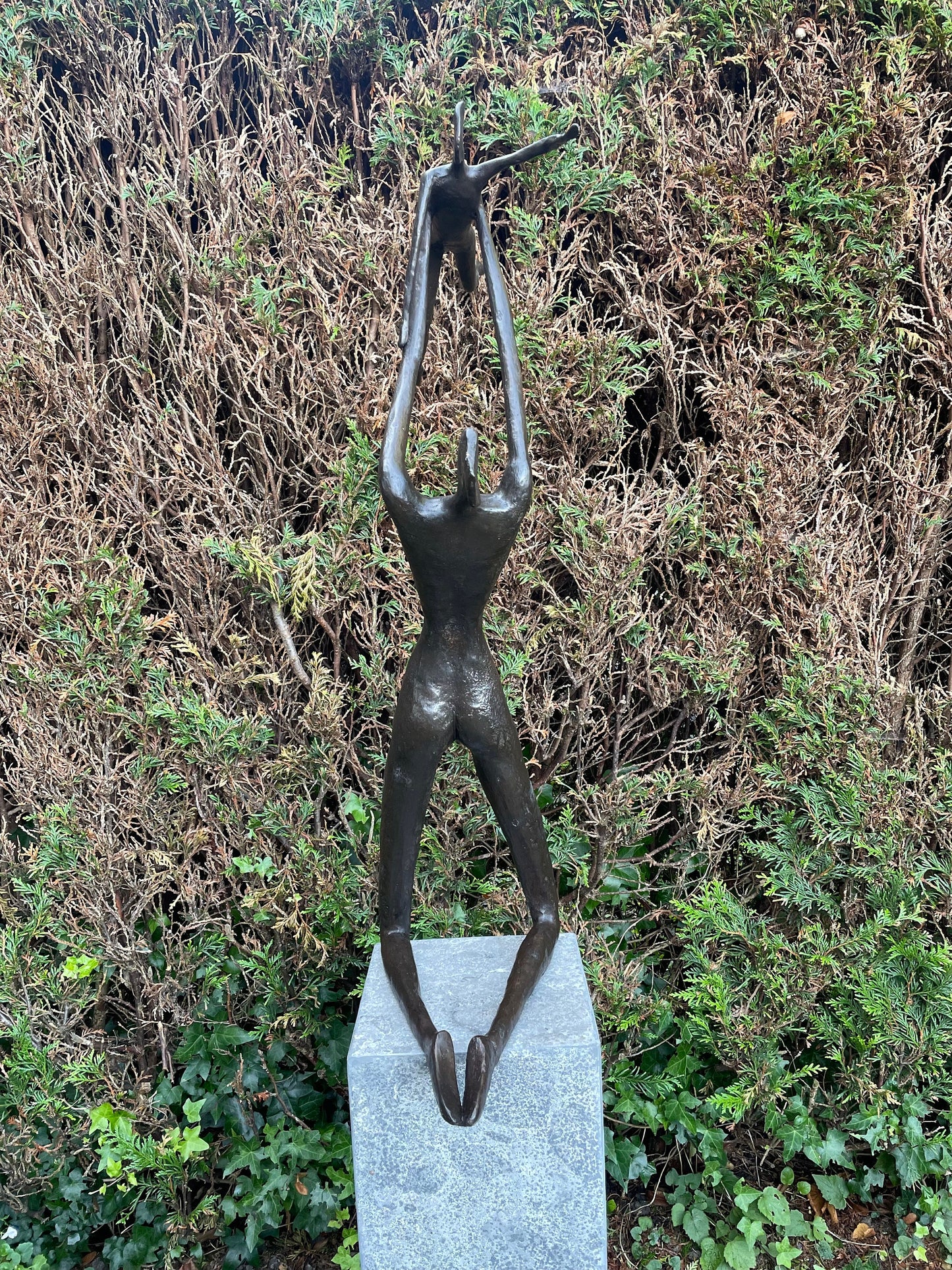 Father and Child – Bronze Sculpture. 46x24x95cm - 9Kg
