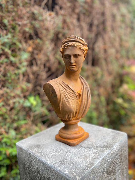 Classical Lady Bust – Iron Sculpture. 29x16x11cm - 3.5Kg