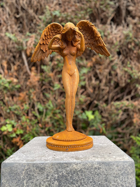 Weeping Angel – Iron Sculpture. 38x26x11cm - 4.3Kg