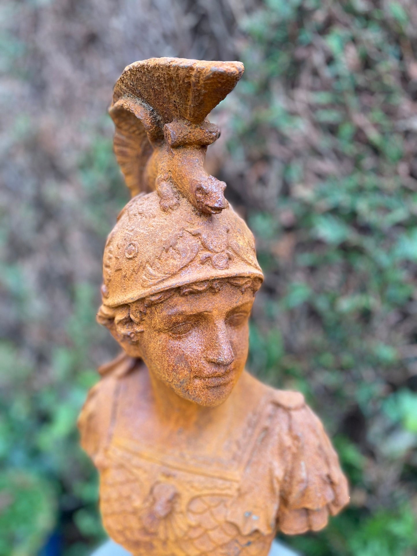 Athena Bust – Iron Sculpture. 46x25x17cm - 13.9Kg