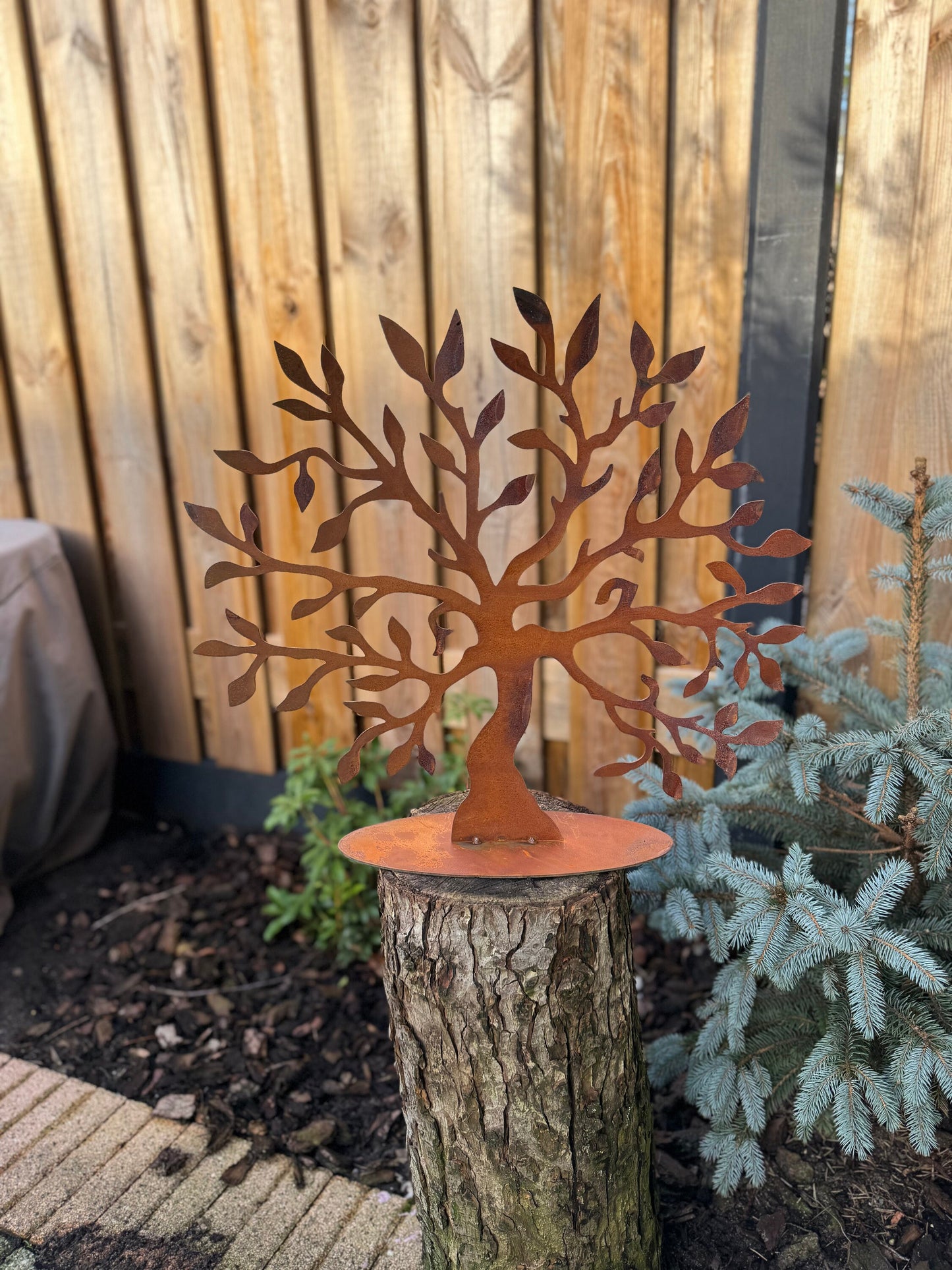 Tree of Life – Iron Sculpture. 50x15x47cm