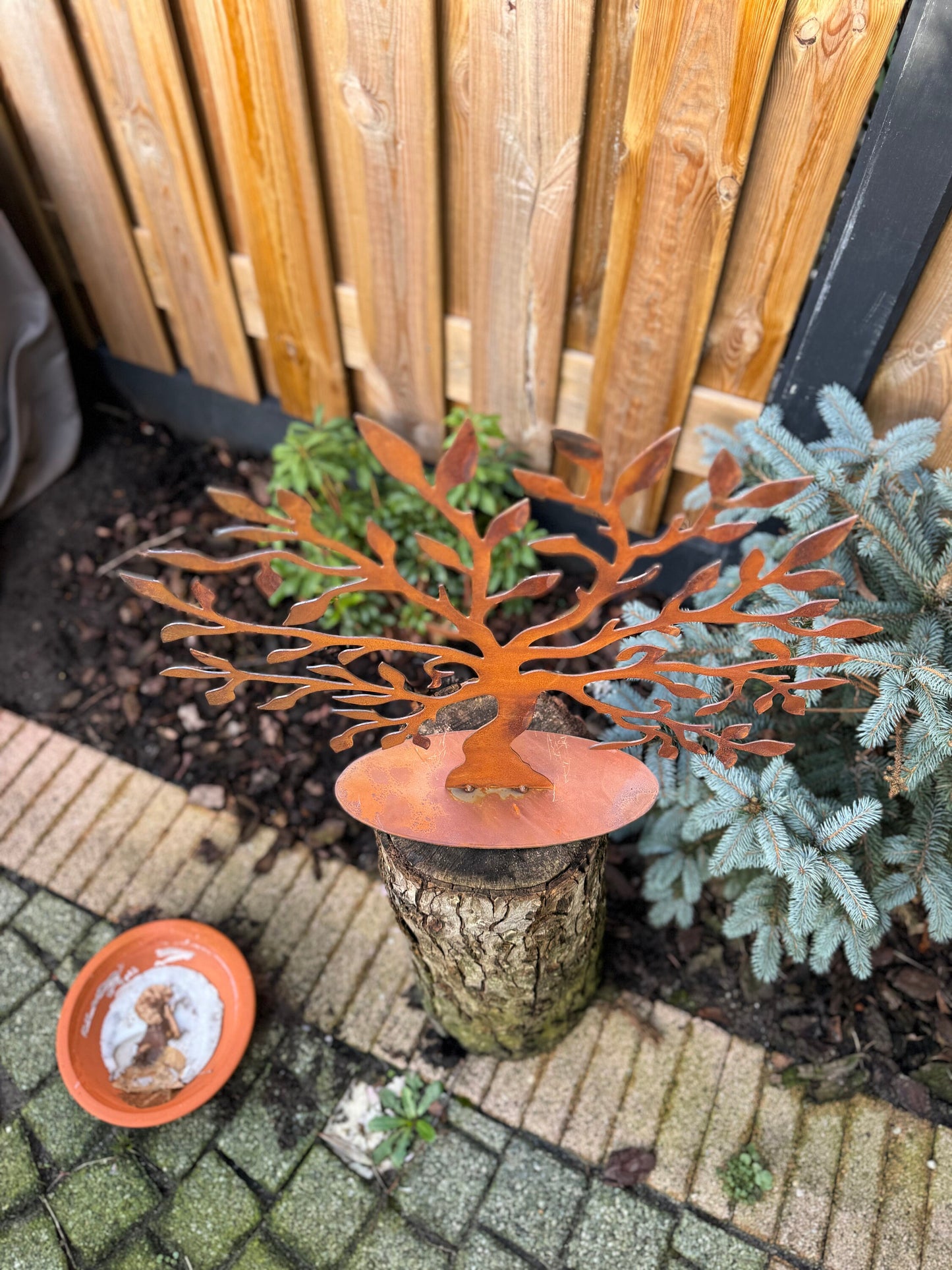 Tree of Life – Iron Sculpture. 50x15x47cm
