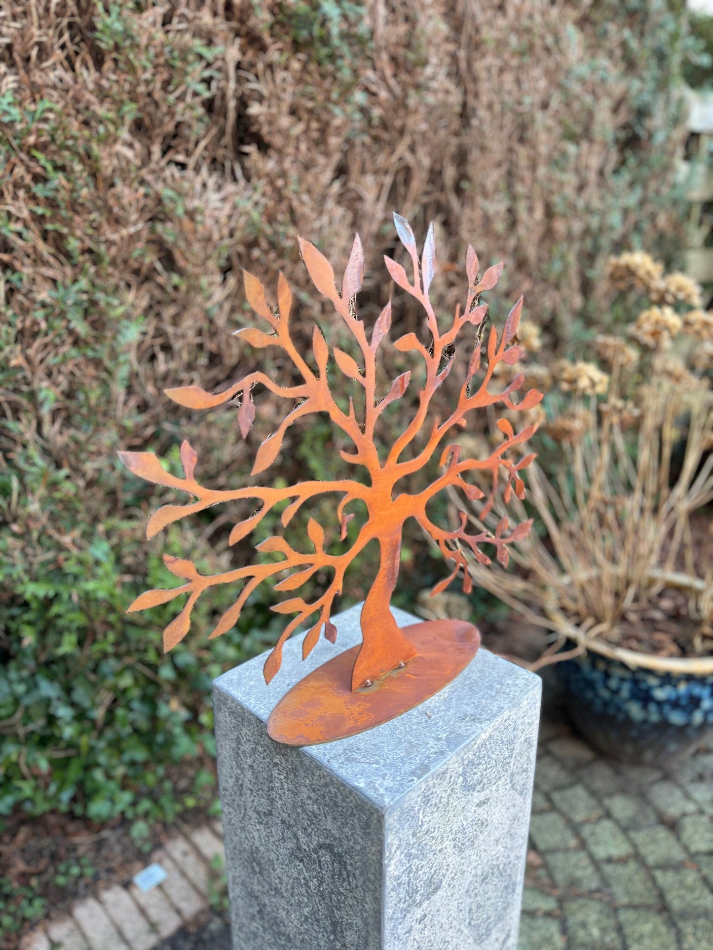 Tree of Life – Iron Sculpture. 50x15x47cm