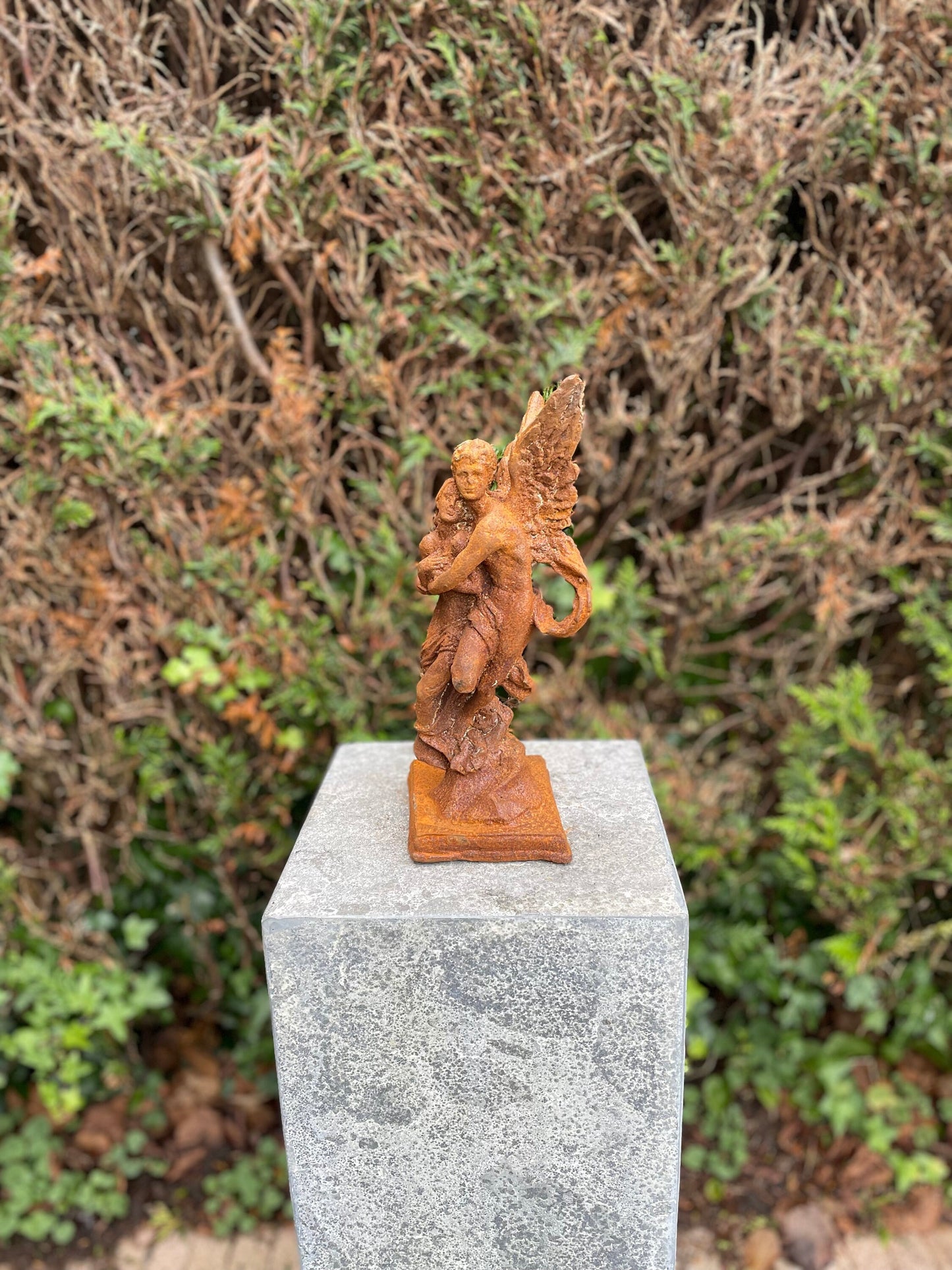 Mythic Ascent – Iron Sculpture. 30x13x11cm - 3.9Kg