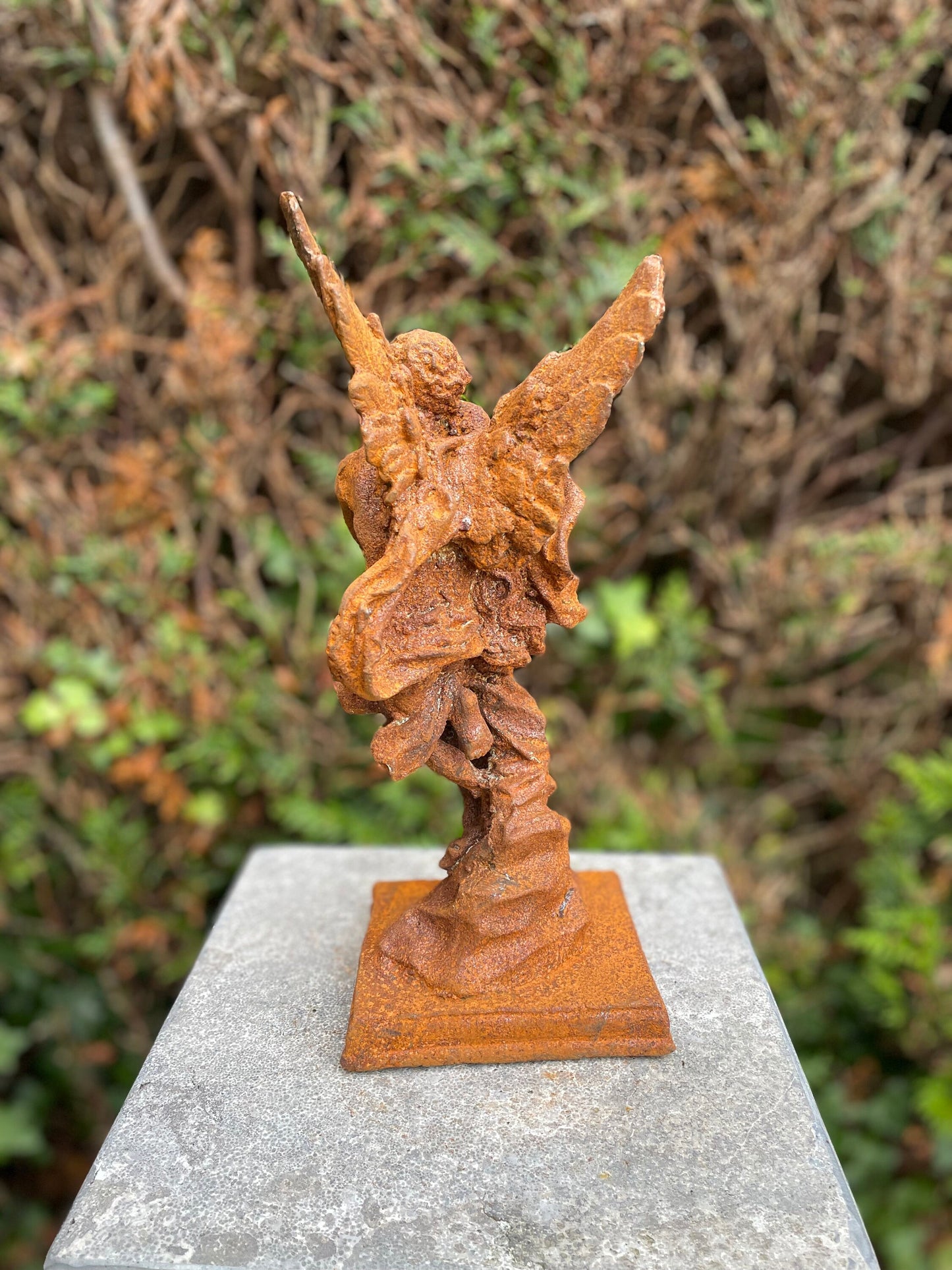 Mythic Ascent – Iron Sculpture. 30x13x11cm - 3.9Kg