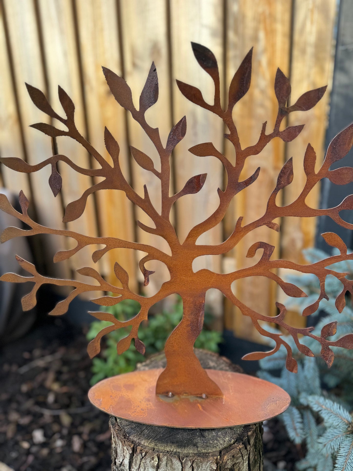 Tree of Life – Iron Sculpture. 50x15x47cm