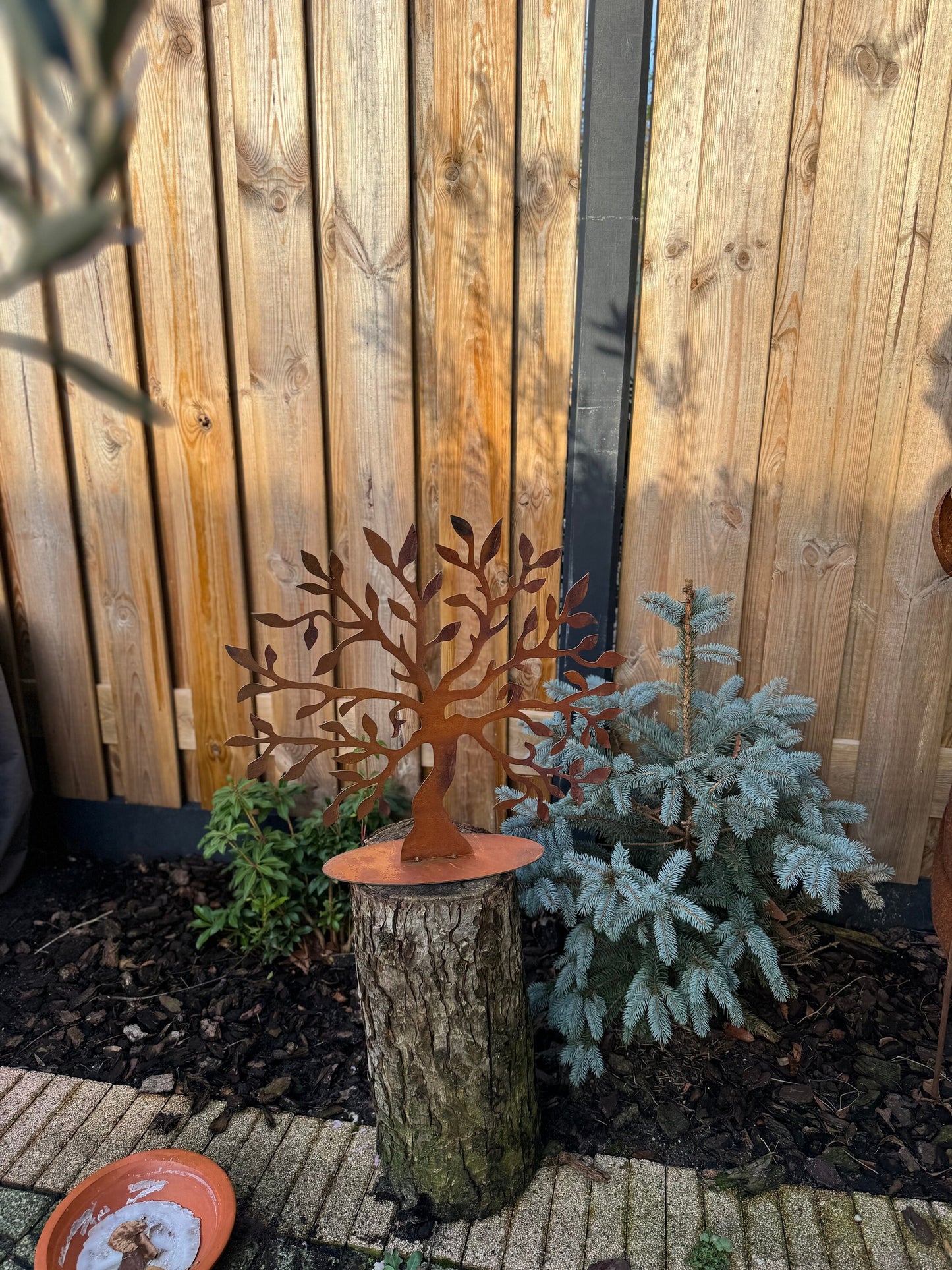 Tree of Life – Iron Sculpture. 50x15x47cm