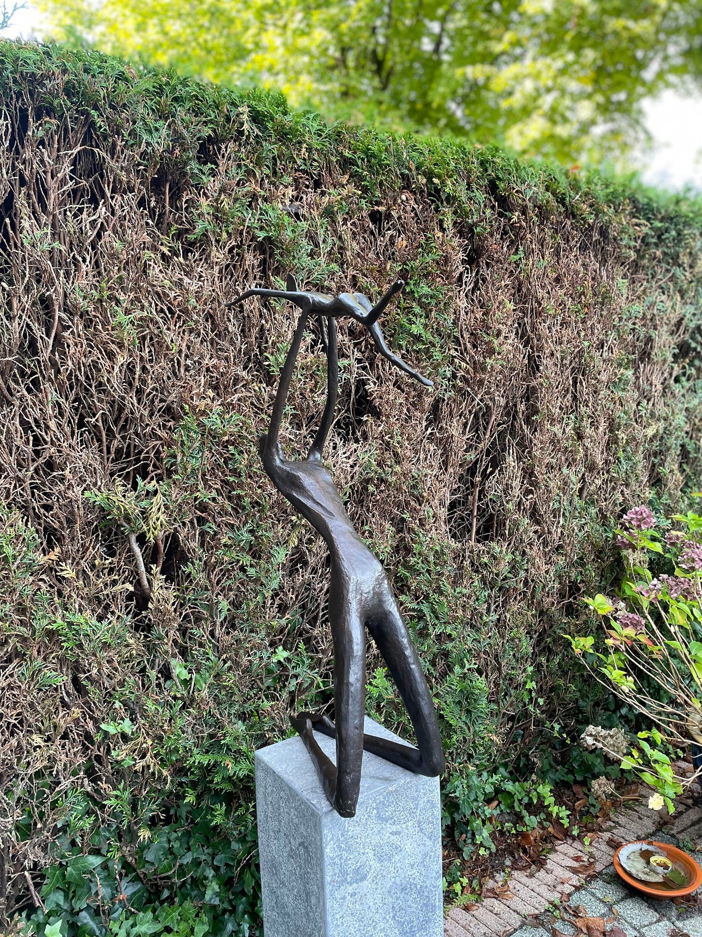 Father and Child – Bronze Sculpture. 46x24x95cm - 9Kg