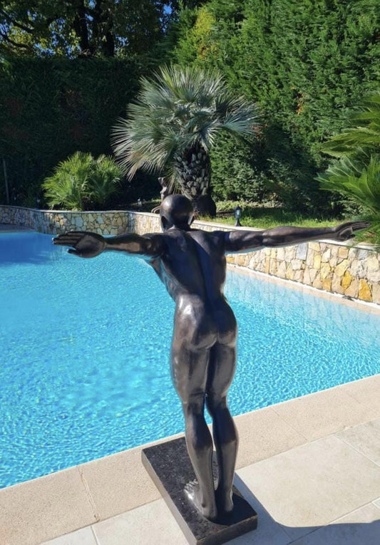 The Diver – Bronze Sculpture. 110x60x115cm - 40Kg