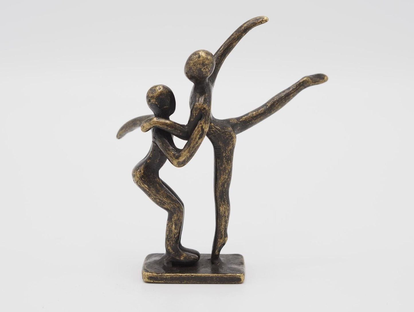 Dancing Figures – Bronze Sculpture. 9x3x11cm