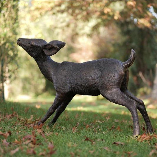 Graceful Fawn – Bronze Sculpture. 81x40x60cm - 14Kg