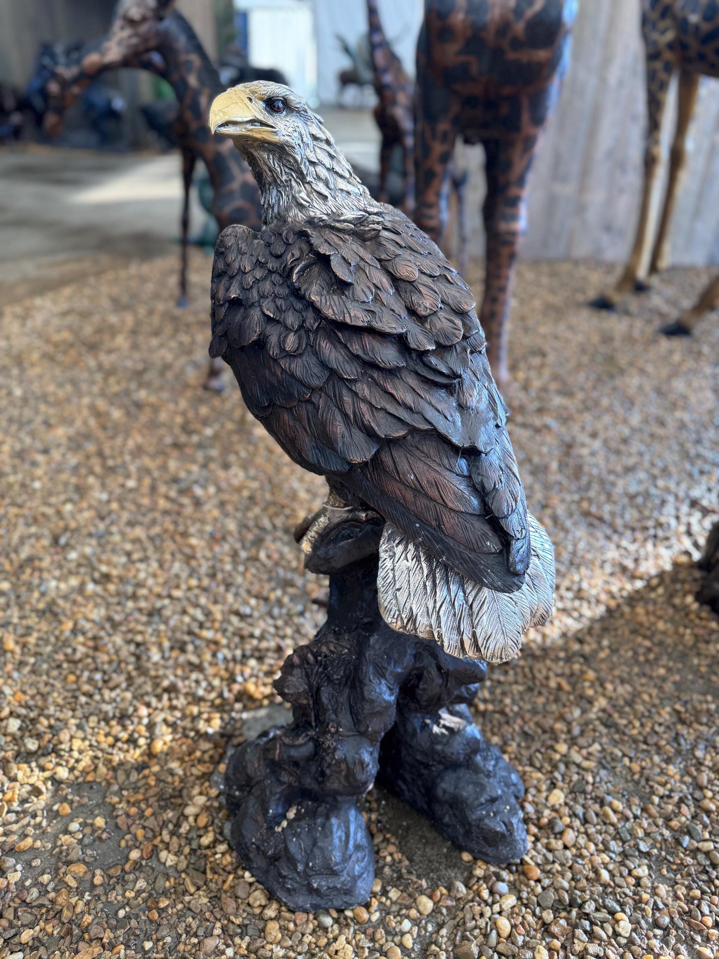 Regal Eagle – Bronze Sculpture. 44x31x81cm - 10Kg