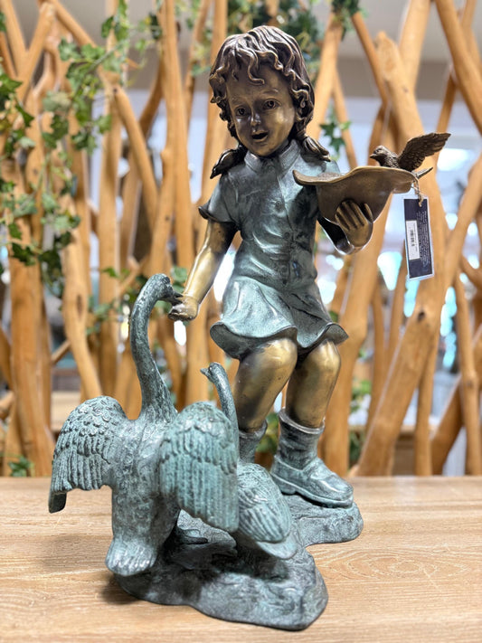 Nature's Friends – Bronze Sculpture. 20x40x54cm