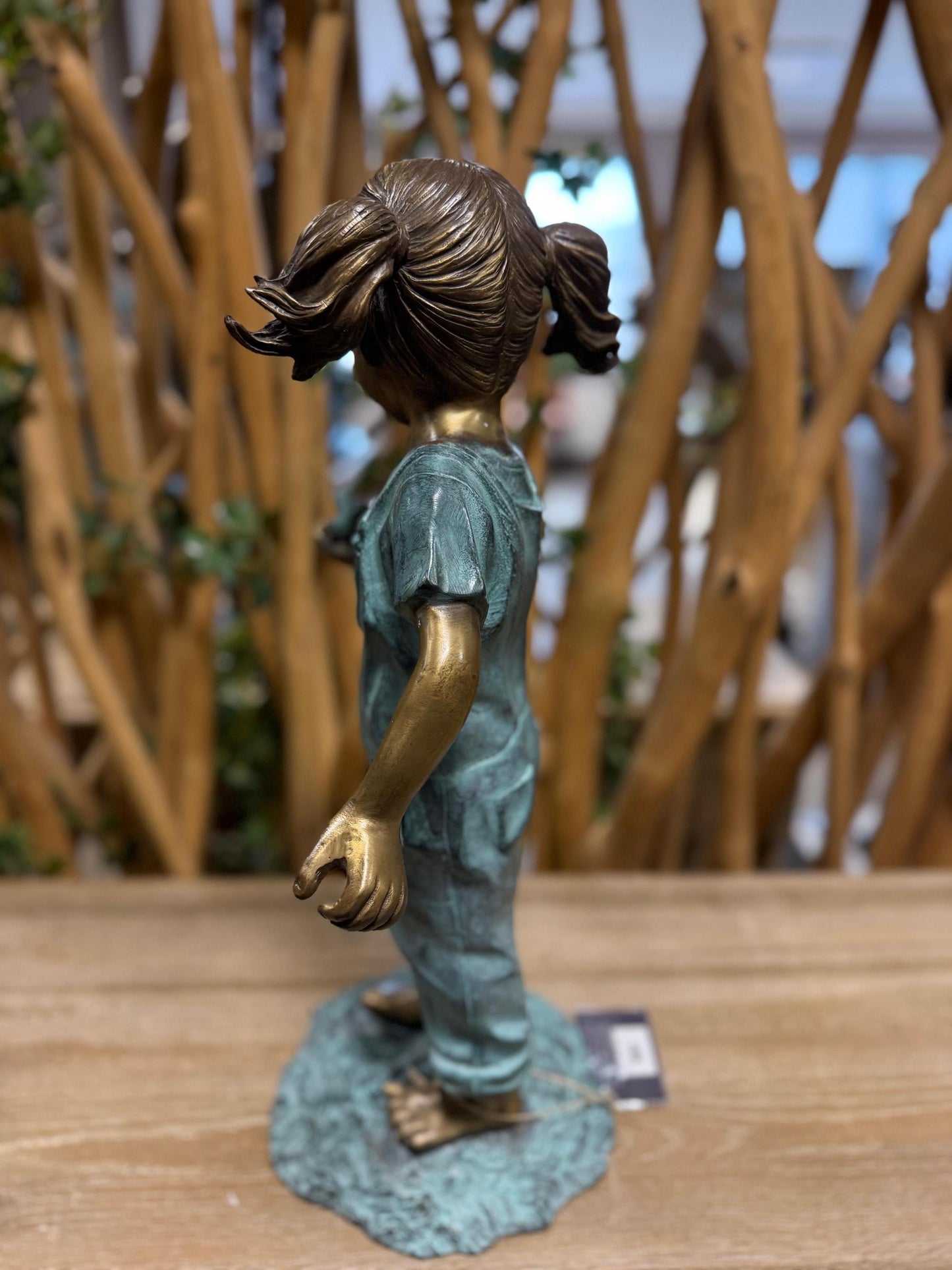 Little Explorer – Bronze Sculpture. 20x27x50cm
