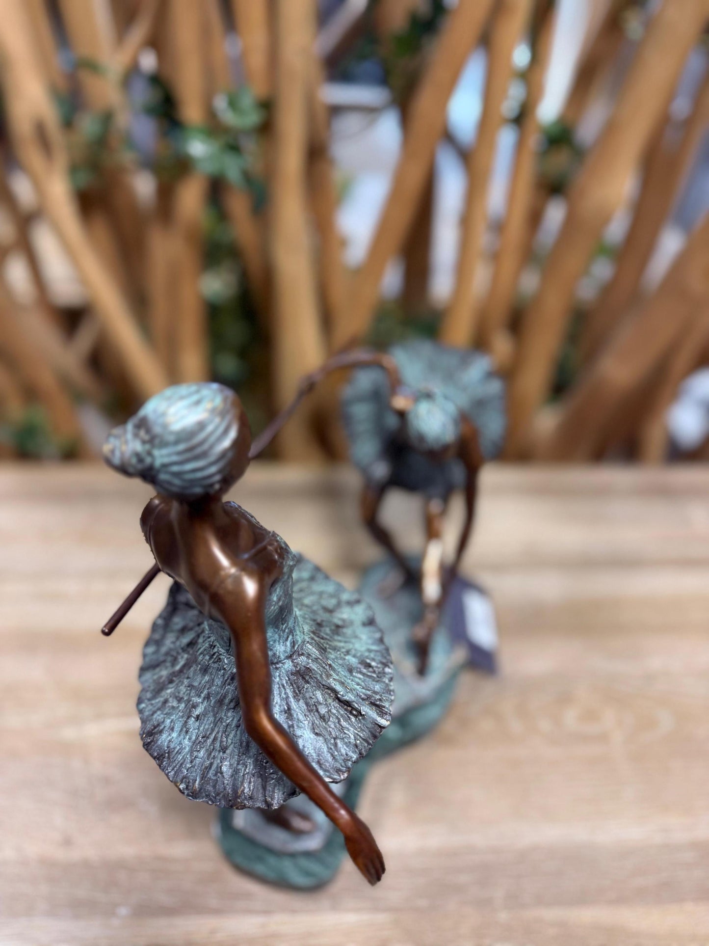 Ballet Training – Bronze Sculpture. 33x12x31cm